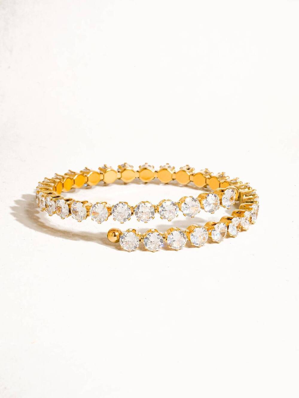 NEW FLANERIE BY MAIQ the blythe bracelet in yellow gold